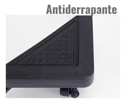 Suporte De Geladeira, Maquina De Lavar ou Fogão Inox Com Rodinhas - Achei na Lojinha