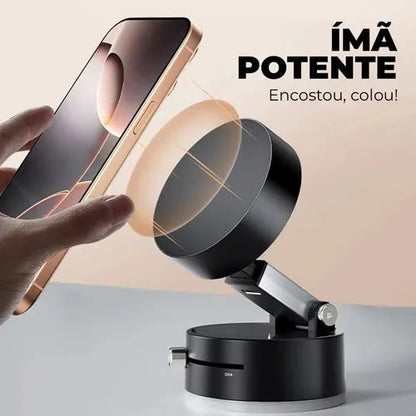 Suporte Magnético Giratório 360° para Celular - Achei na Lojinha