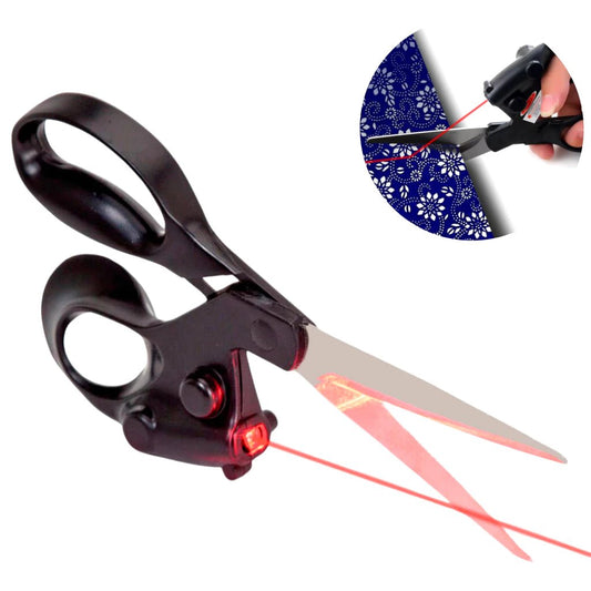 Tesoura com Mira Laser – Cortes Precisos e Profissionais - Achei na Lojinha