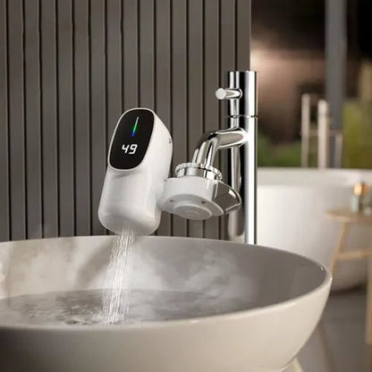 Torneira Elétrica com Aquecedor Instantâneo Digital – Água Quente em 3 Segundos! - Achei na Lojinha