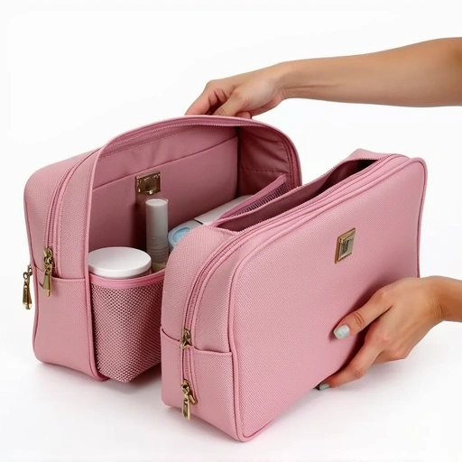 Bolsa Cosmética Portátil de Grande Capacidade - Achei na Lojinha