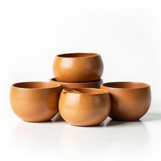Kit 5 Potes Herméticos com Tampa de Bambu - Achei na Lojinha