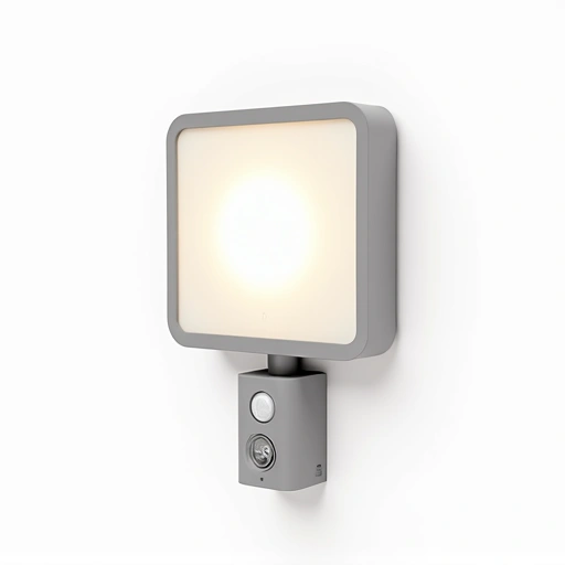Luminária com Painel Solar, Bateria Recarregável e Sensor de Presença - Achei na Lojinha
