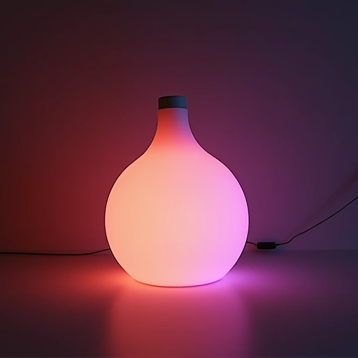 Luminária Cristal LED 3 Cores Dourada - Achei na Lojinha