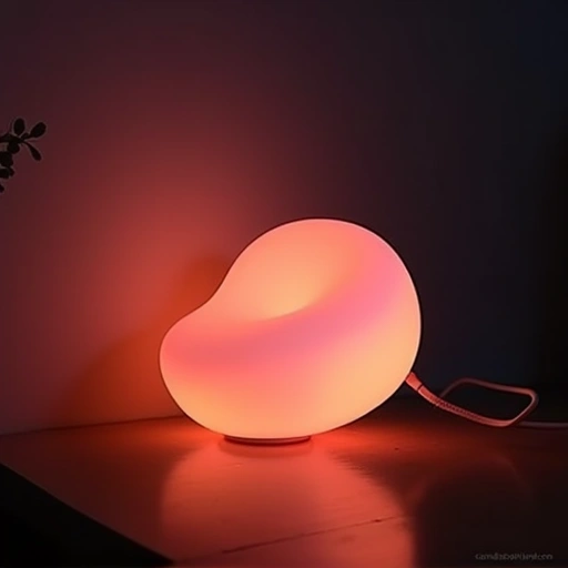 Luminária Cristal LED 3 Cores Dourada - Achei na Lojinha