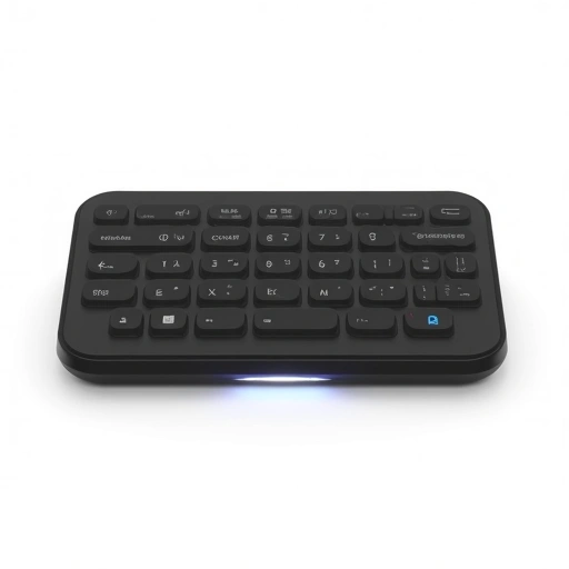 Teclado Bluetooth Dual Connect Recarregável com Suporte - Achei na Lojinha